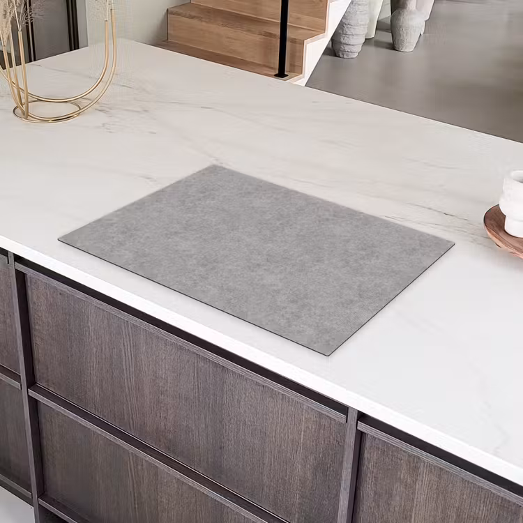 Beton - Oud - Patroon Inductie beschermer vinyl 3mm klein 276 -sfeer8