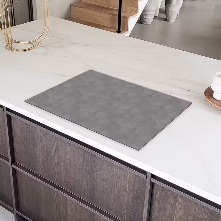 Beton - Structuur - Patroon Inductie beschermer vinyl 3mm klein 276 -sfeer8