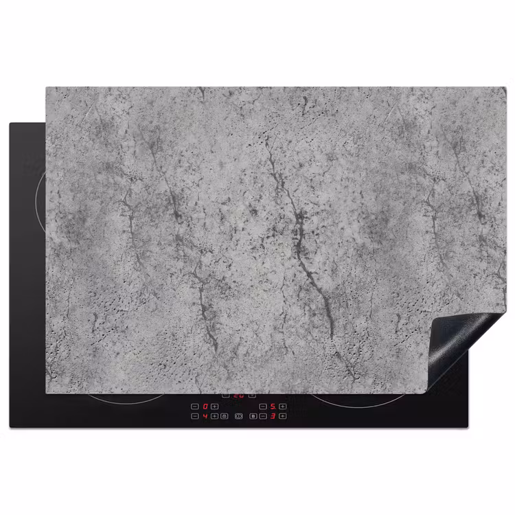 Beton - Muur - Industrieel - Patronen Inductie beschermer vinyl 3mm klein 276 -3d