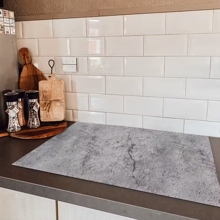 Beton - Muur - Industrieel - Patronen Inductie beschermer vinyl 3mm klein 276 -sfeer3