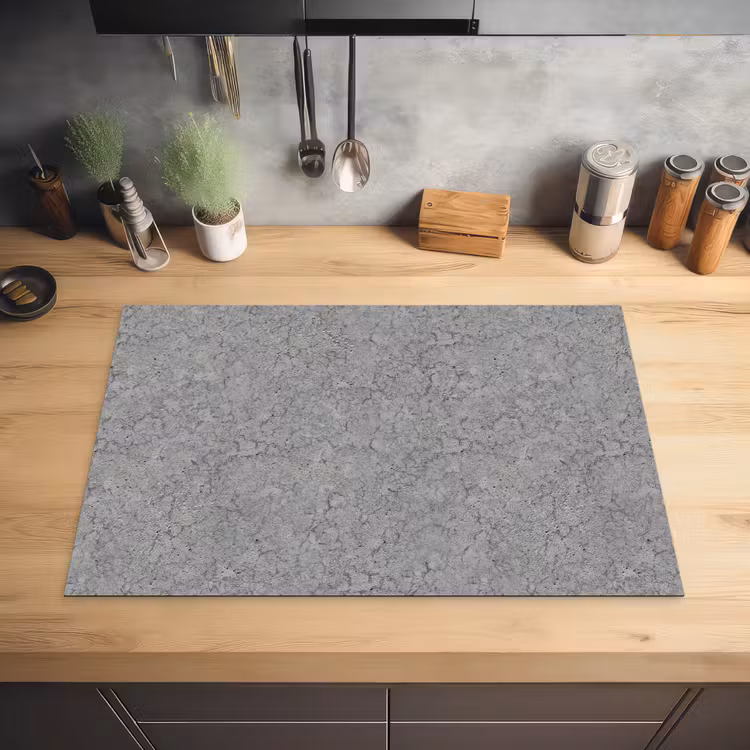 Beton - Muur - Patronen - Industrieel Inductie beschermer vinyl 3mm klein 276 -sfeer5