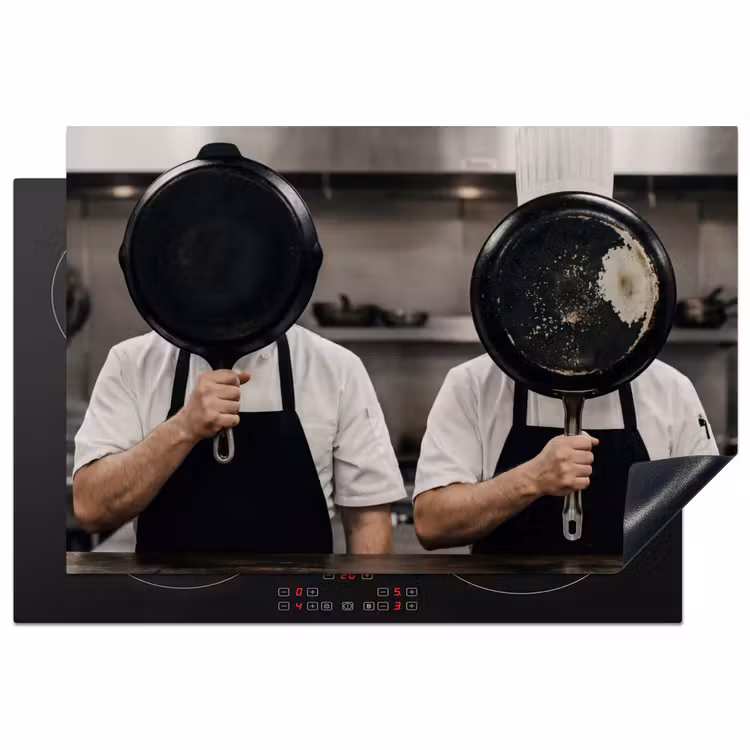 Koks - Koekenpannen - Keuken Inductie beschermer vinyl 3mm klein -3d