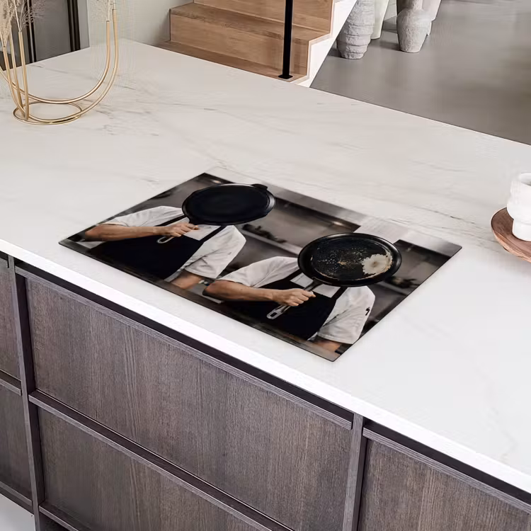 Koks - Koekenpannen - Keuken Inductie beschermer vinyl 3mm klein -sfeer8