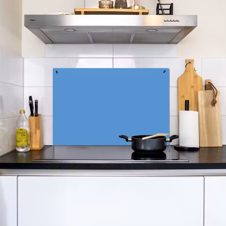 Cornflower - Blue - Blauw Inductie beschemer met haakjes klein 777 -sfeer2