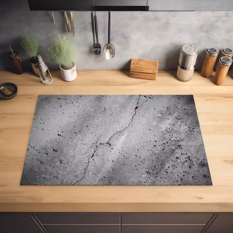Gebarsten Geschiedenis Inductie beschermer vinyl 3mm klein -sfeer5
