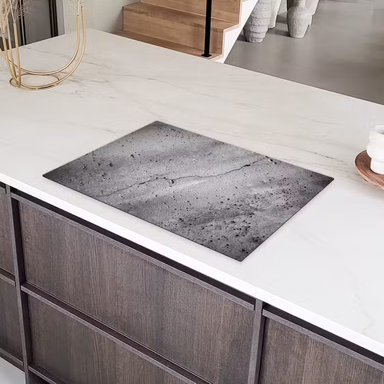 Gebarsten Geschiedenis Inductie beschermer vinyl 3mm klein -sfeer8