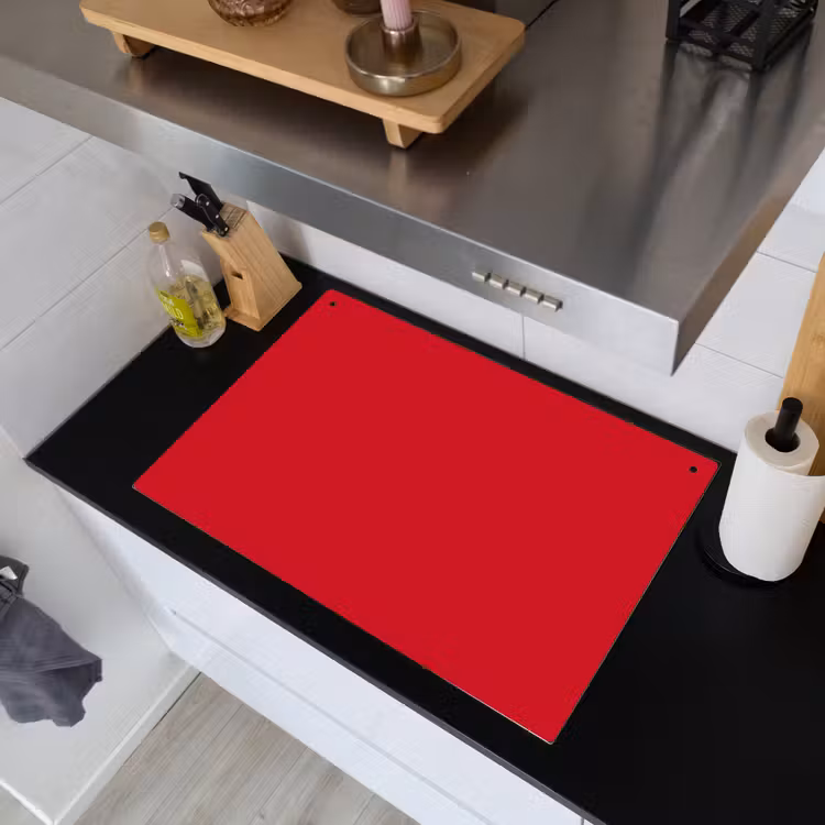 Crimson - Velvet - Rood Inductie beschemer met haakjes klein 777 -sfeer1