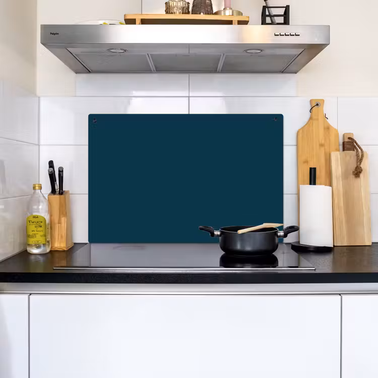 Dark - Indigo - Blauw Inductie beschemer met haakjes klein 777 -sfeer2