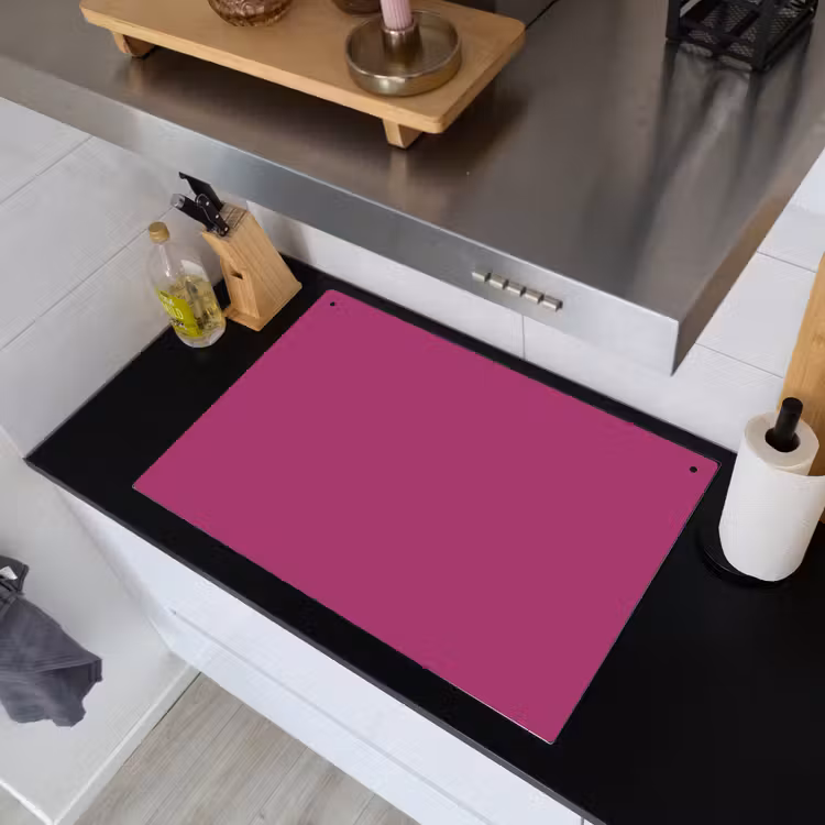 Deep - Magenta - Paars Inductie beschemer met haakjes klein 777 -sfeer1