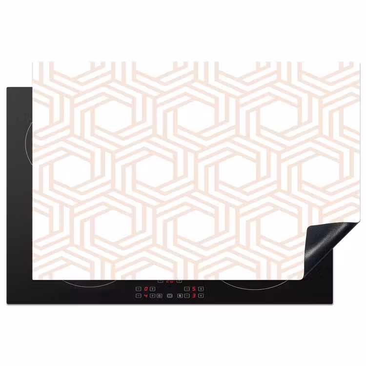 Design - Geometrie - Patroon Inductie beschermer vinyl 3mm klein 276 -3d