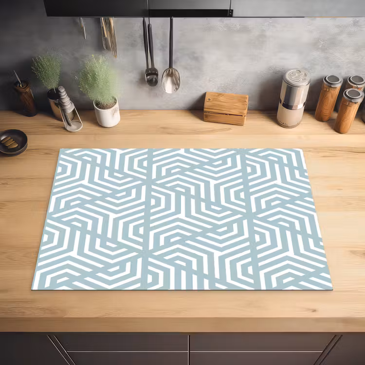 Design - Geometrie - Patroon - Driehoek Inductie beschermer vinyl 3mm klein 276 -sfeer5