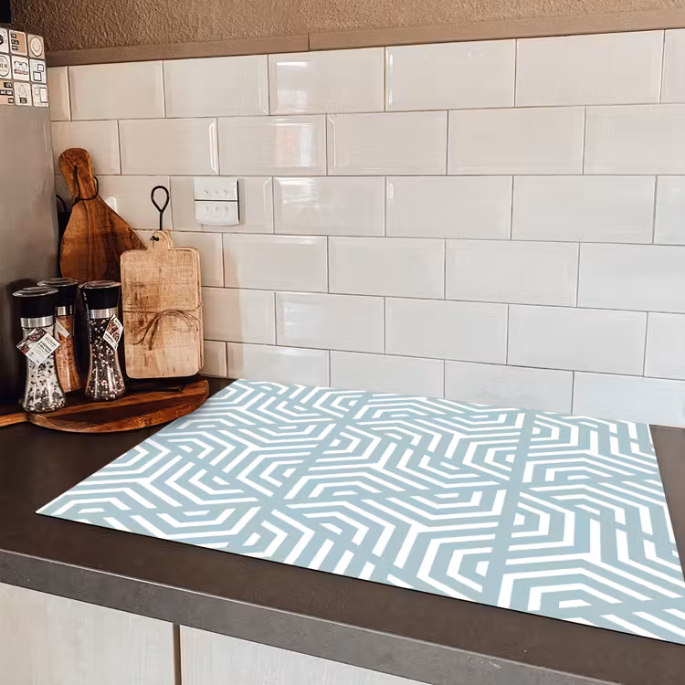 Design - Geometrie - Patroon - Driehoek Inductie beschermer vinyl 3mm klein 276 -sfeer3