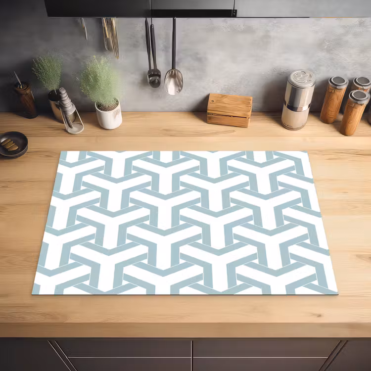 Design - Lijn - Patroon Inductie beschermer vinyl 3mm klein 276 -sfeer5