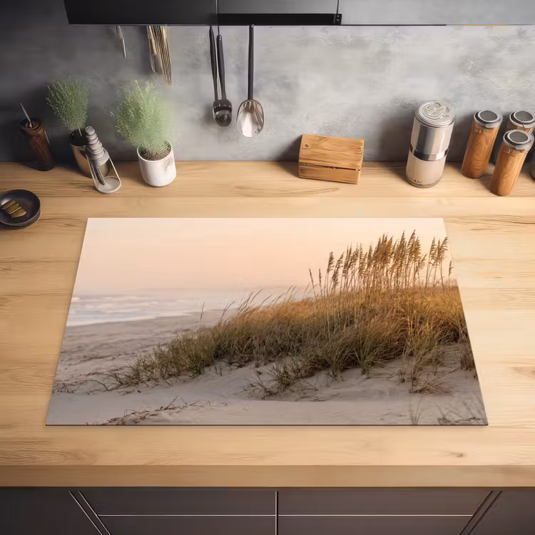 Duinlandschap - Zonsondergang - Strand Inductie beschermer vinyl 3mm klein -sfeer5