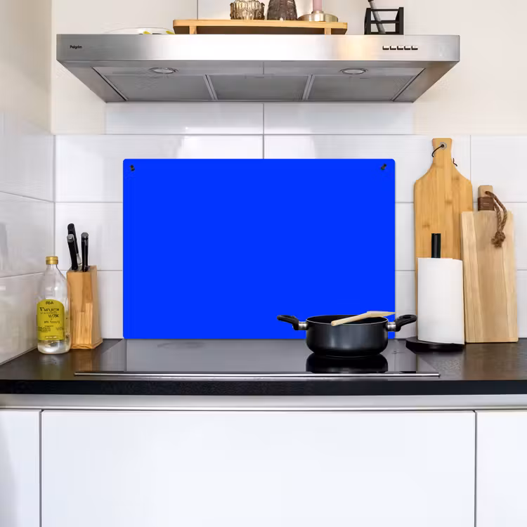 Electric - Blue - Blauw Inductie beschemer met haakjes klein 777 -sfeer2