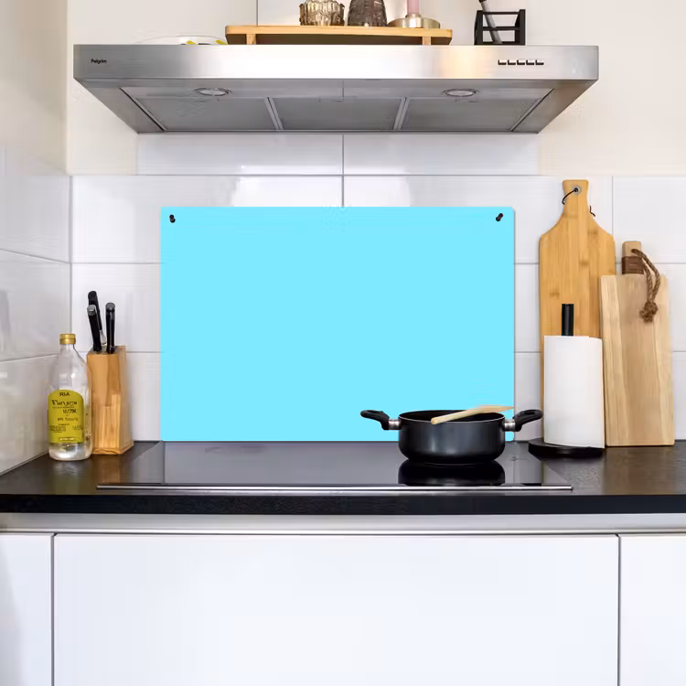 Electric - Cyan - Blauw Inductie beschemer met haakjes klein 777 -sfeer2