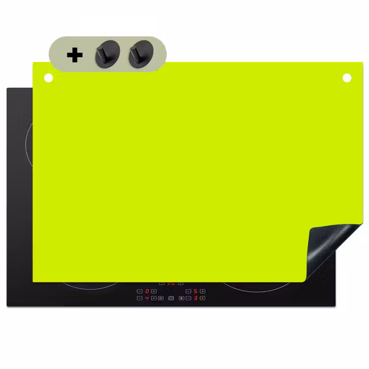 Electric - Lemon - Geel Inductie beschemer met haakjes klein 777 -3d
