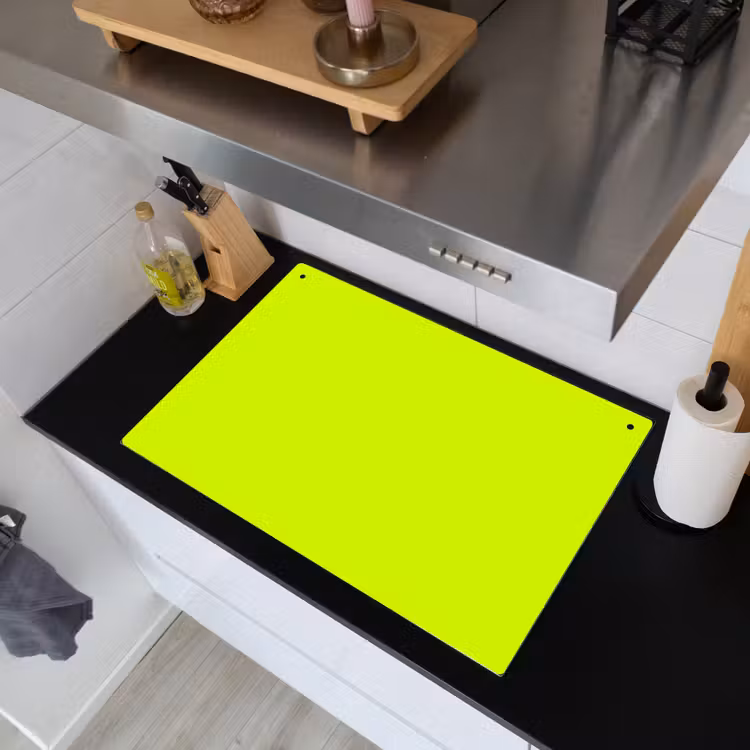 Electric - Lemon - Geel Inductie beschemer met haakjes klein 777 -sfeer1