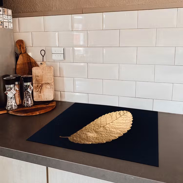 Elegantie in goud Inductie beschermer vinyl 3mm middel -sfeer3