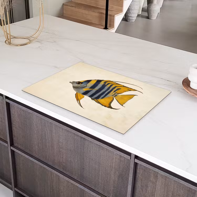 Vis - Sierlijk - Vinnen - Illustratie Inductie beschermer vinyl 3mm klein -sfeer8