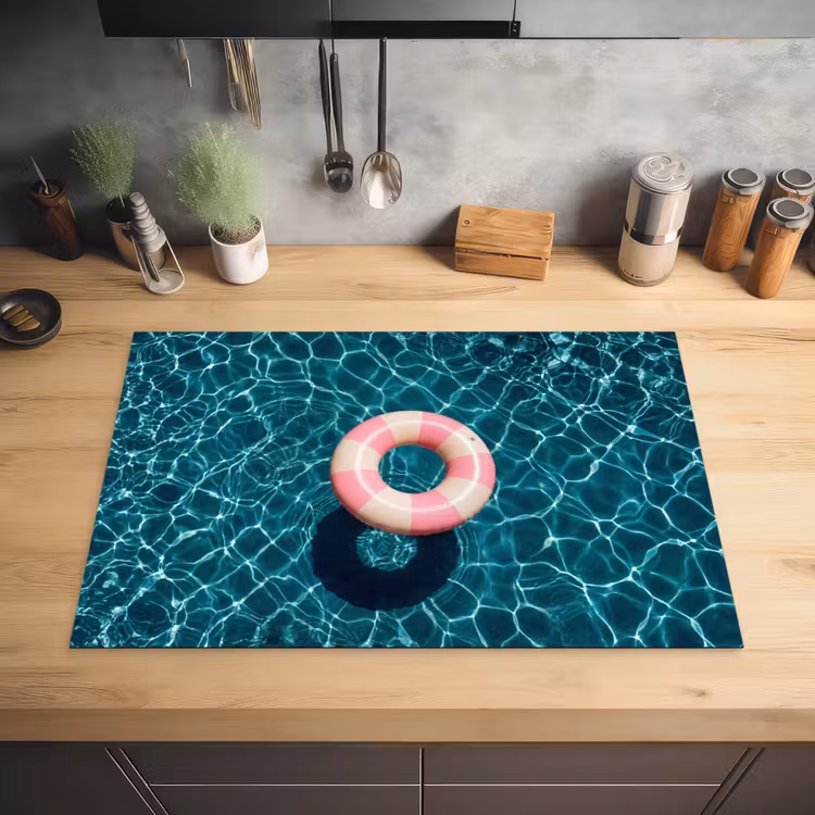 Drijvend - Zwemband - Water Inductie beschermer vinyl 3mm klein -sfeer5