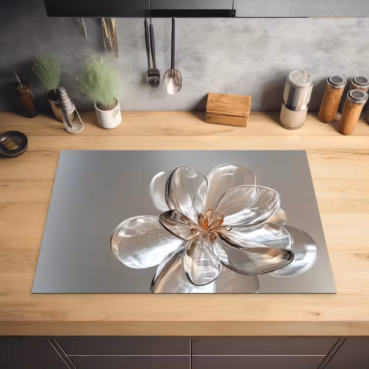 Bloem - Glazen - Doorzichtig Inductie beschermer vinyl 3mm klein -sfeer5