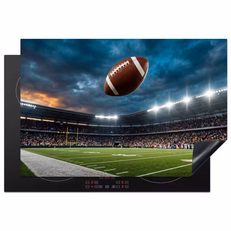 Football - Bal - Stadion - Sport Inductie beschermer vinyl 3mm klein -3d