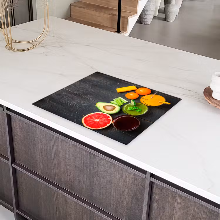 Fruit - Smoothie - Industrieel - Zomer Inductie beschermer vinyl 3mm groot -sfeer8