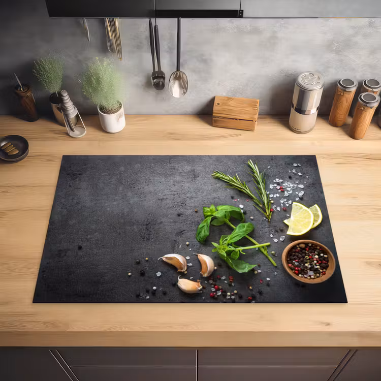 Gastronomisch Stilleven Inductie beschermer vinyl 3mm klein -sfeer5