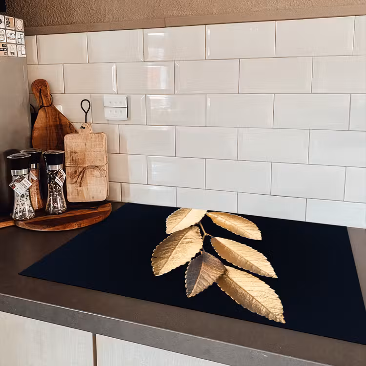 Verguld Bladwerk Inductie beschermer vinyl 3mm klein -sfeer3