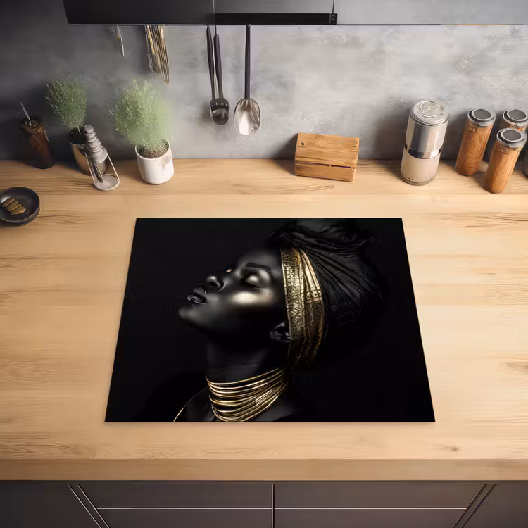 Gouden Dromen in Duisternis Inductie beschermer vinyl 3mm middel -sfeer5