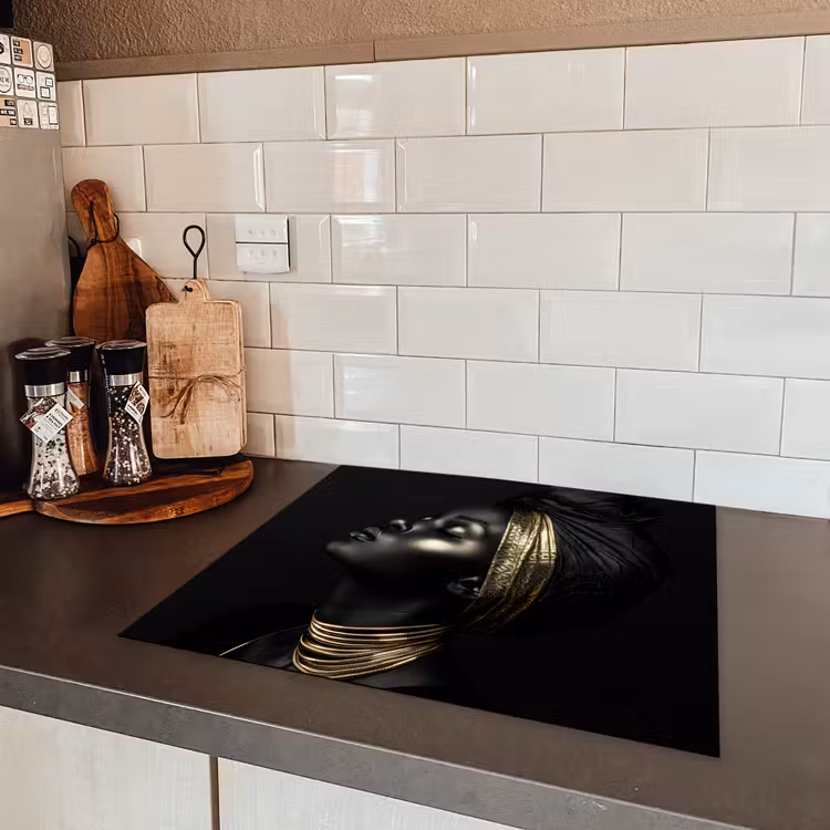 Gouden Dromen in Duisternis Inductie beschermer vinyl 3mm middel -sfeer3