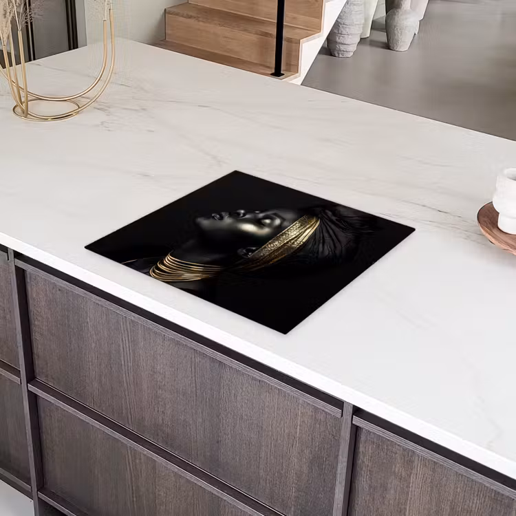 Gouden Dromen in Duisternis Inductie beschermer vinyl 3mm middel -sfeer8