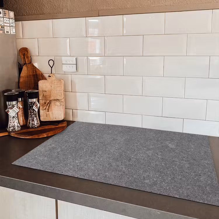 Grind en Grijs Inductie beschermer vinyl 3mm klein -sfeer3