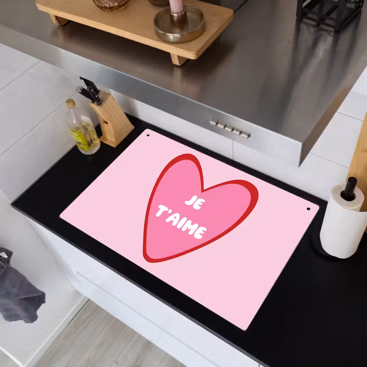 Hart - Frans - Valentijn - Roze Inductie beschemer met haakjes klein -sfeer1