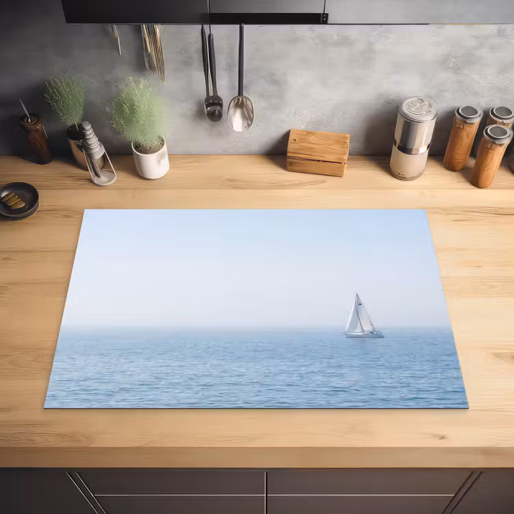 Horizon - Zeilboot - Zee Inductie beschermer vinyl 3mm klein -sfeer5