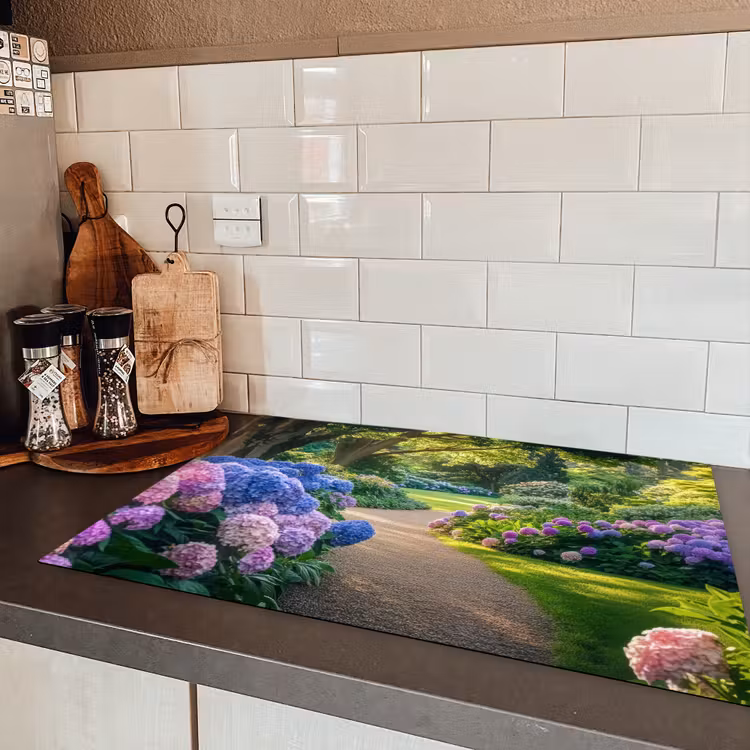 Hortensia- Park - Pad Inductie beschermer vinyl 3mm klein -sfeer3