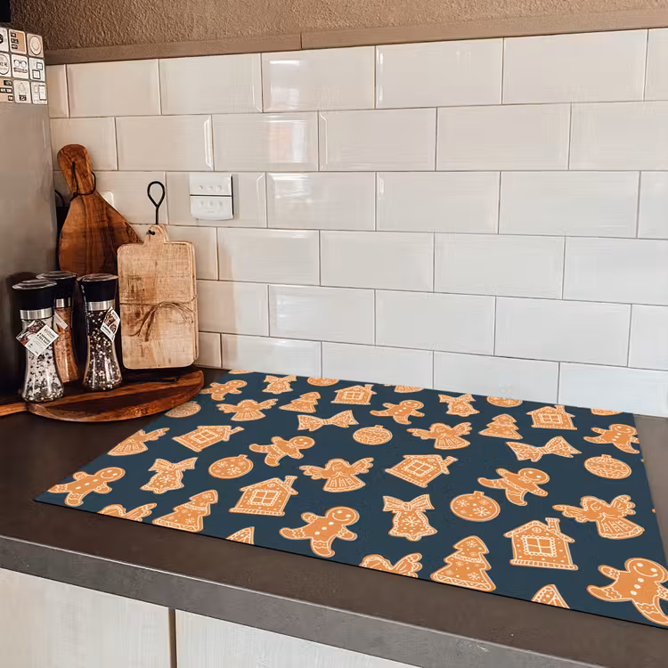 Illustratie - Koekjes - Blauw Inductie beschermer vinyl 3mm klein 276 -sfeer3