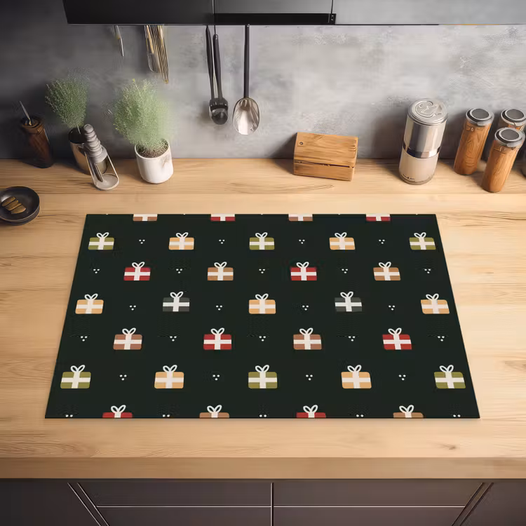 Illustratie - Cadeaus - Groen Inductie beschermer vinyl 3mm klein 276 -sfeer5