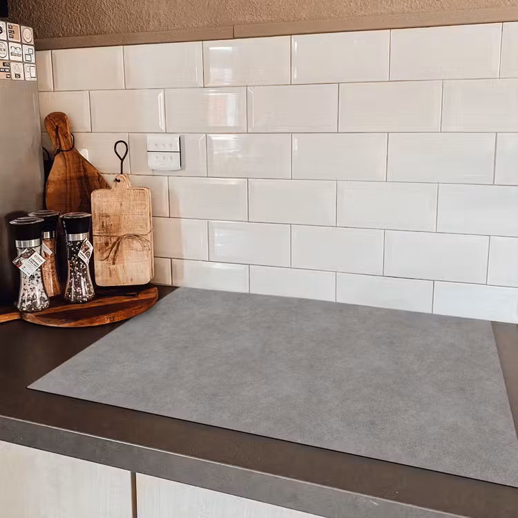 Industrieel - Patroon - Beton Inductie beschermer vinyl 3mm klein 276 -sfeer3