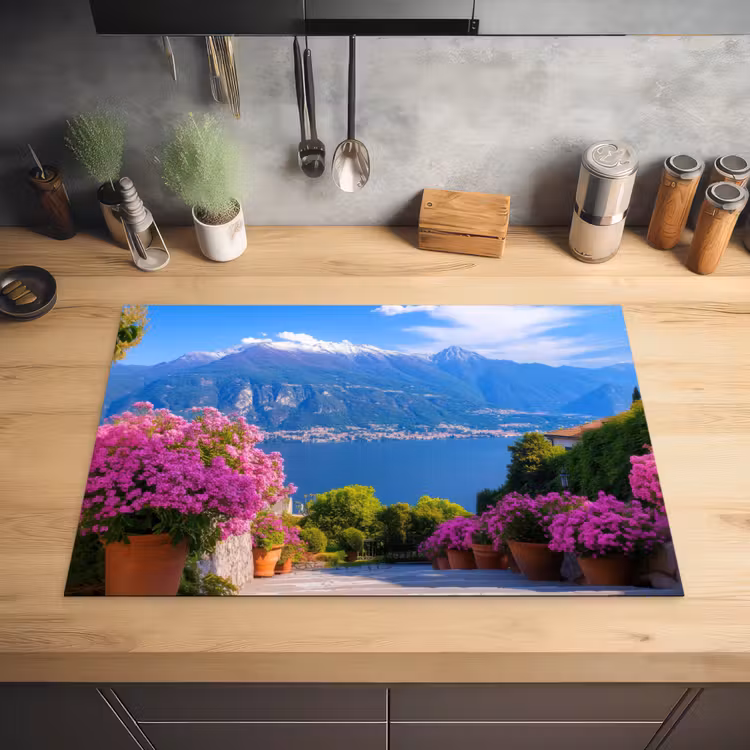 Lake Como - Italië - Landschap Inductie beschermer vinyl 3mm klein -sfeer5