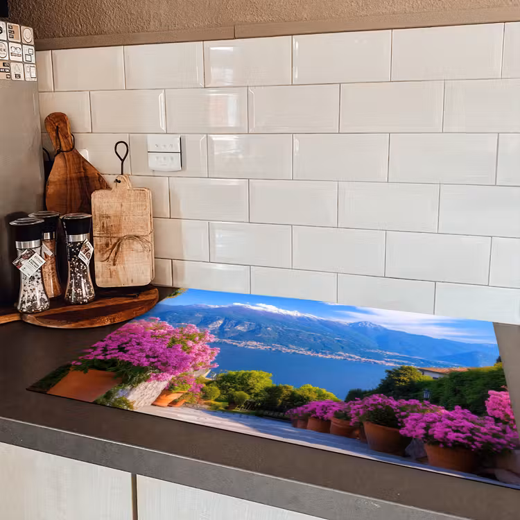 Lake Como - Italië - Landschap Inductie beschermer vinyl 3mm klein -sfeer3