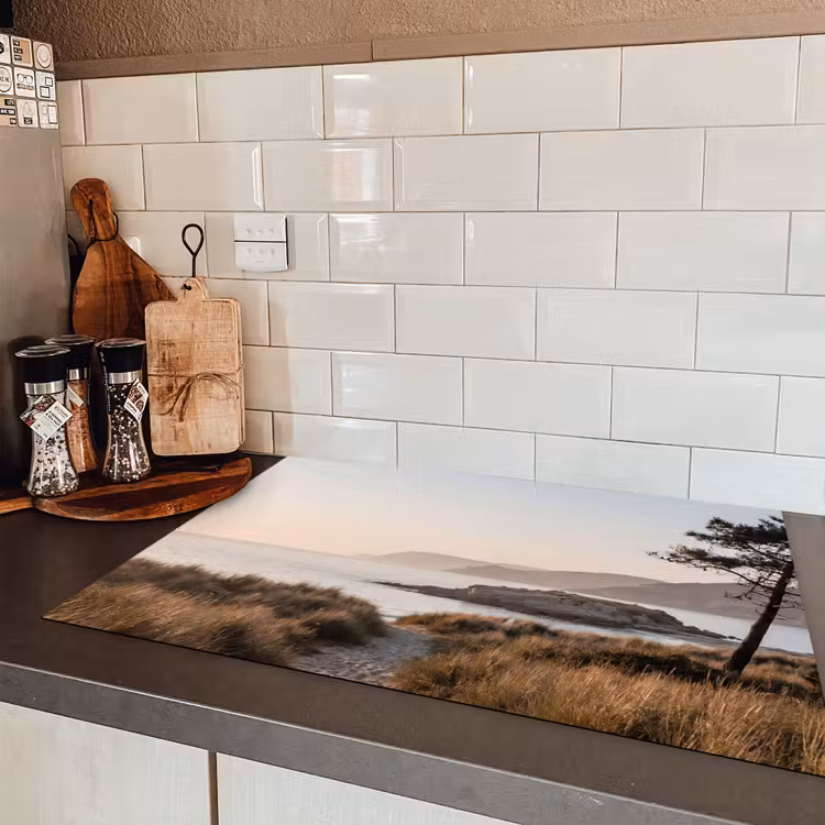 Landschap - Kust - Duinen Inductie beschermer vinyl 3mm klein -sfeer3