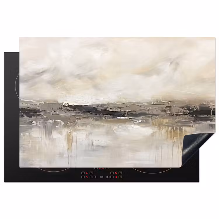 Landschap - Horizon - Natuur - Abstract - Neutraal Inductie beschermer vinyl 3mm klein -3d