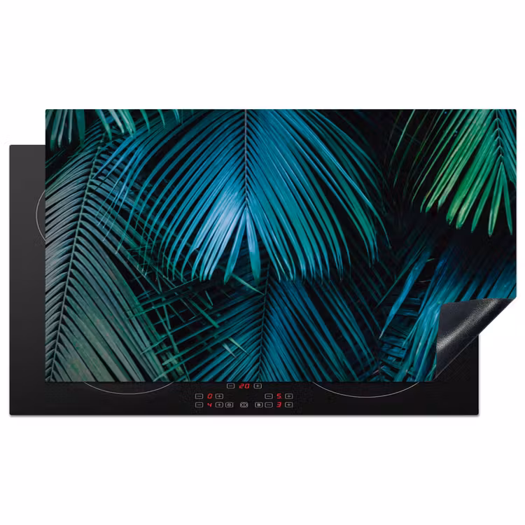 Bladeren - Tropisch - Jungle - Natuur Inductie beschermer vinyl 3mm groot -3d