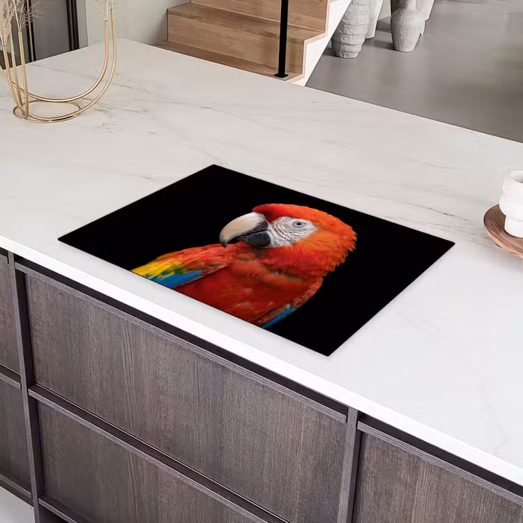 Ara - Portret - Rood Inductie beschermer vinyl 3mm klein -sfeer8