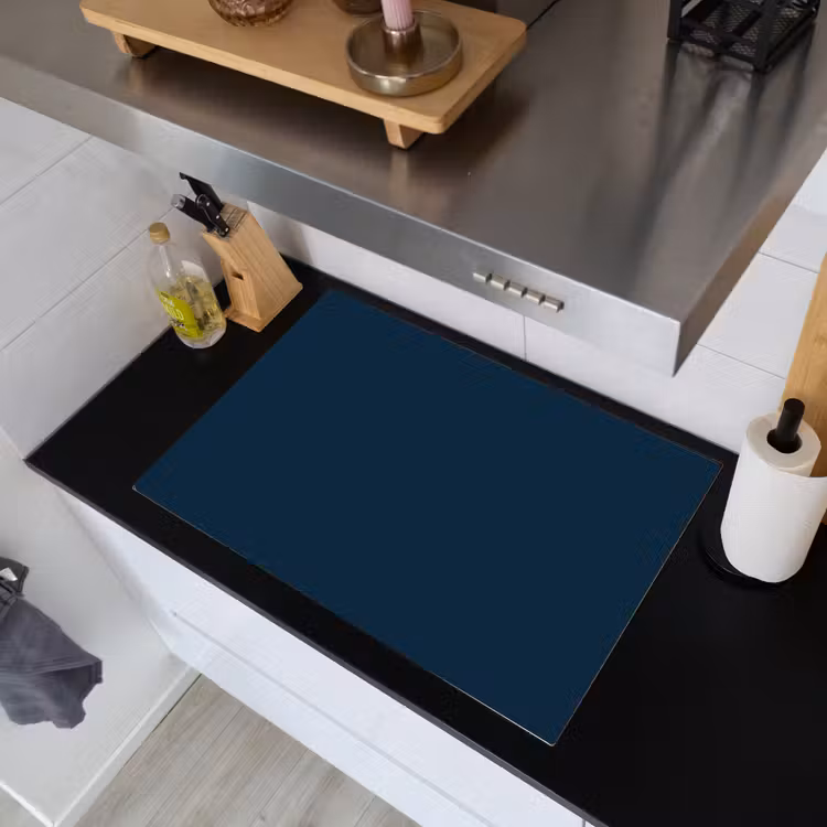 Midnight - Blue - Blauw Inductie beschemer met haakjes klein 777 -sfeer1