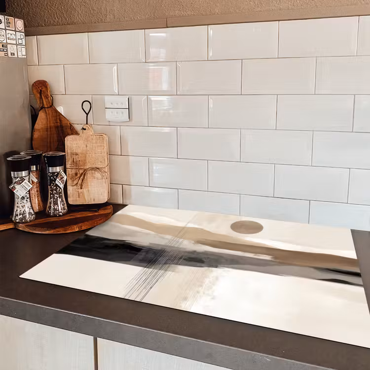 Minimalistisch - Landschap - Dimensie Inductie beschermer vinyl 3mm klein -sfeer3