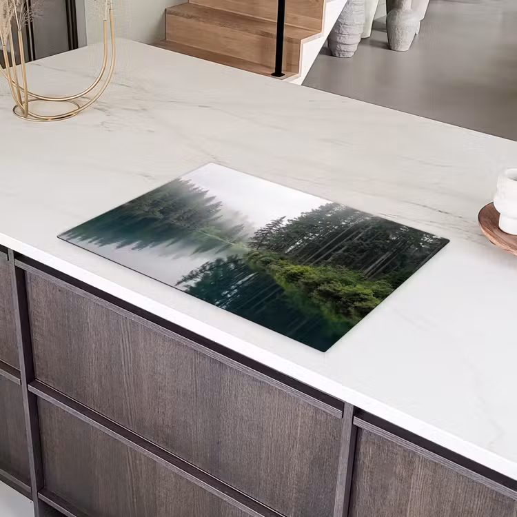 Bergen - Meer - Bos Inductie beschermer vinyl 3mm klein -sfeer8