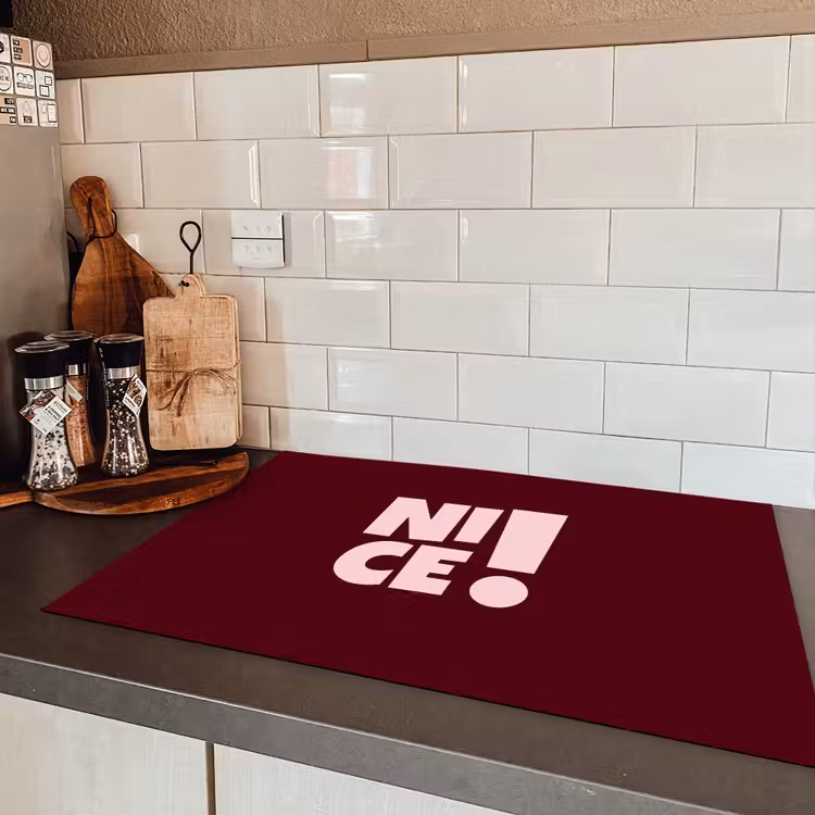 Nice - Uitroepteken - Rood Inductie beschermer vinyl 3mm klein -sfeer3